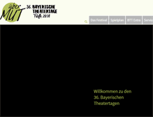 Tablet Screenshot of bayerische-theatertage.de